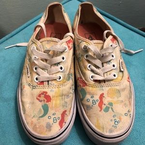 Disney Little Mermaid Vans - Men 5 / Women 6.5